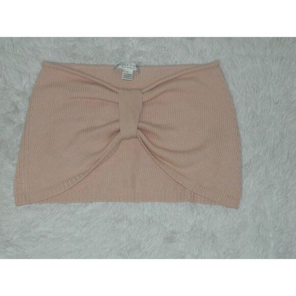 Trina Turk  Shawl  Wrap Knotted Pink  100%‎ Cashmere Size Medium - Picture 1 of 9